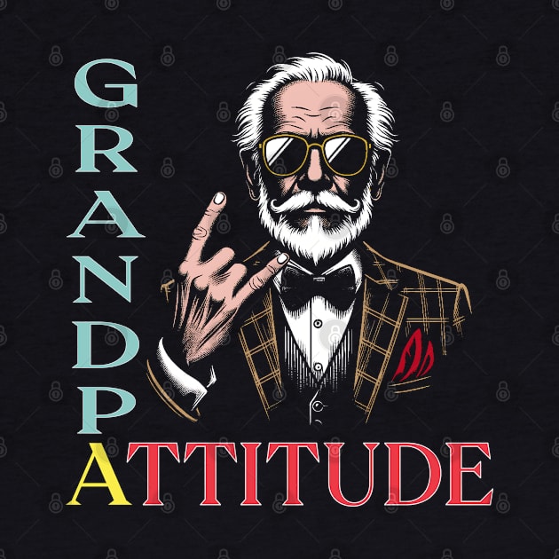 Stylish Grandpa Attitude: Age is Just a Number by MetalByte